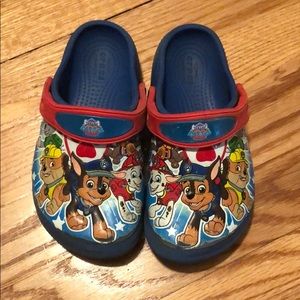 Boy paw patrol crocs